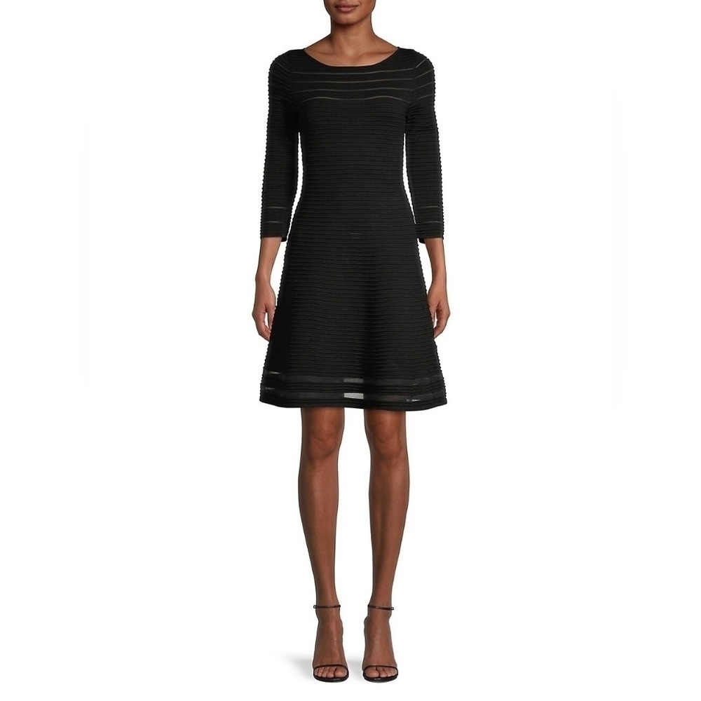 Eliza J Black Midi Dress
